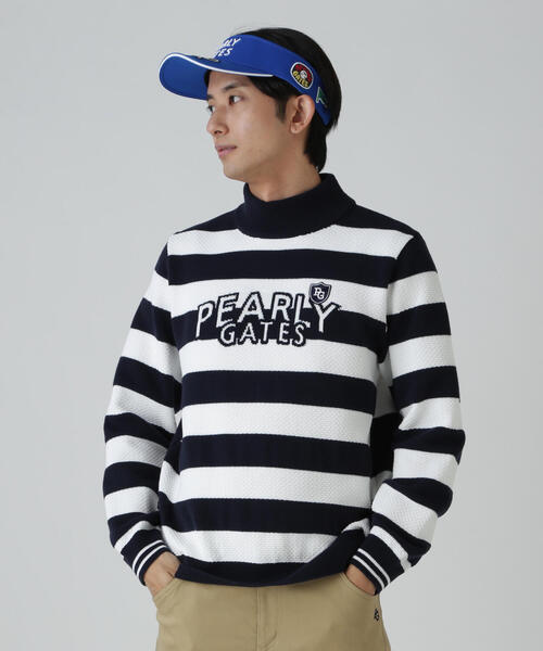 tシャツ 「PEARLY GATES」１０Ｇ 天竺ボーダー柄 メンズの画像