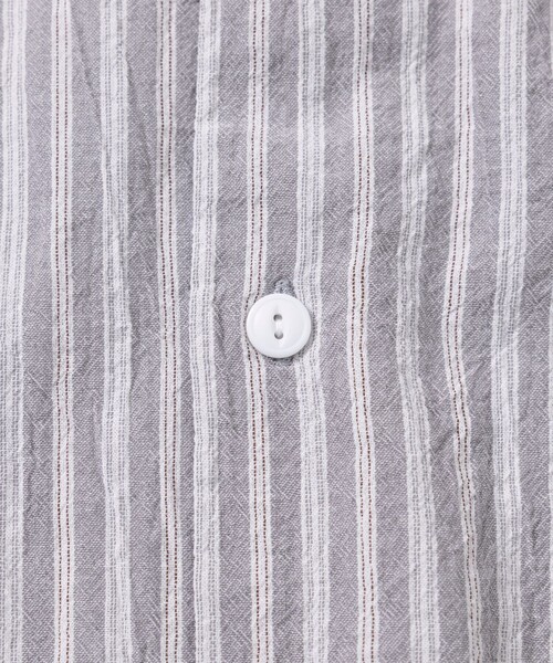 「HINSON」 長袖シャツ LARGE サックスブルー メンズ_画像5