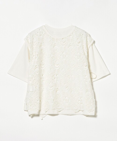 BEAMS HEART（ビームス ハート） tシャツ レースベスト セット 半袖