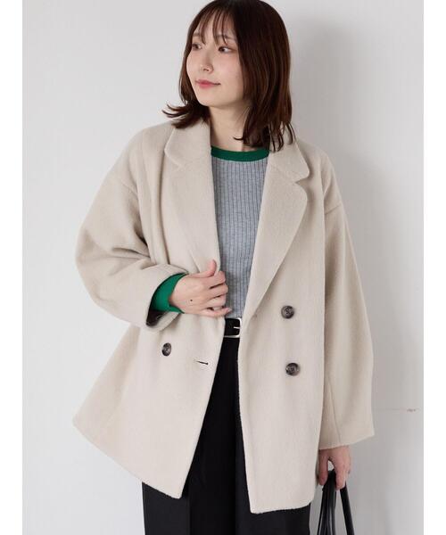 Te chichi TERRASSE コート アウター シャギーミドルコート レディース