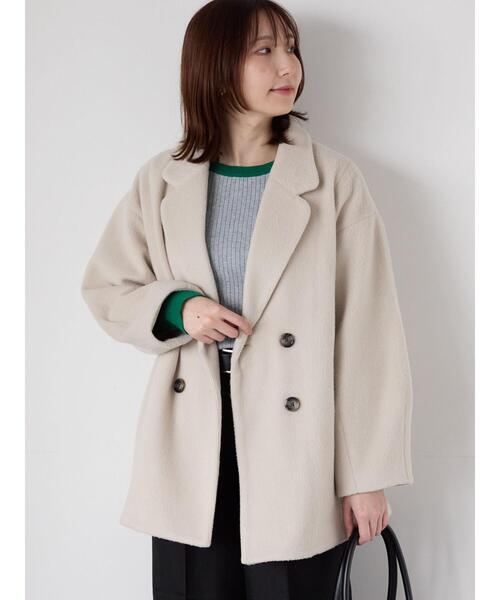 Te chichi TERRASSE コート アウター シャギーミドルコート レディース