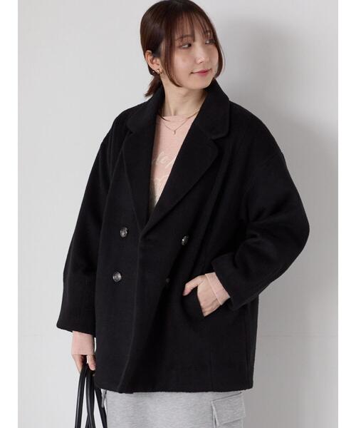 Te chichi TERRASSE コート アウター シャギーミドルコート レディース