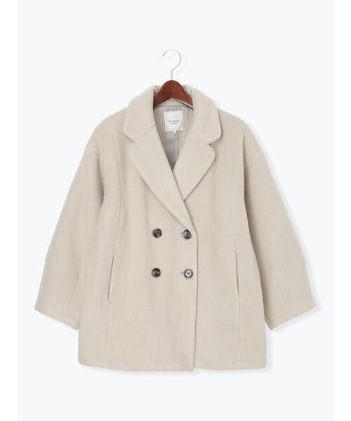 Te chichi TERRASSE コート アウター シャギーミドルコート レディース