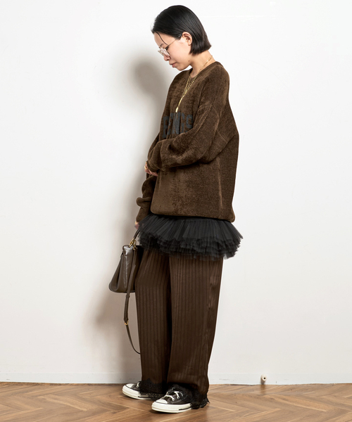 AP STUDIO ニット セーター ベロアニット レディース : ZOZOTOWN Yahoo