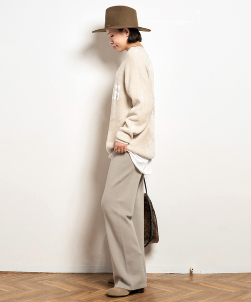 AP STUDIO ニット セーター ベロアニット レディース : ZOZOTOWN Yahoo