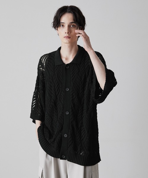 「CLEL」 半袖シャツ M グレー メンズ_画像9