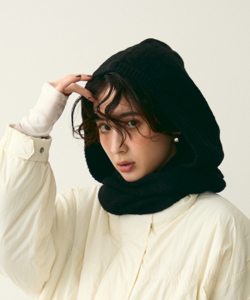 Trish（トリッシュ） ストール マフラー ケーブルフードマフラー