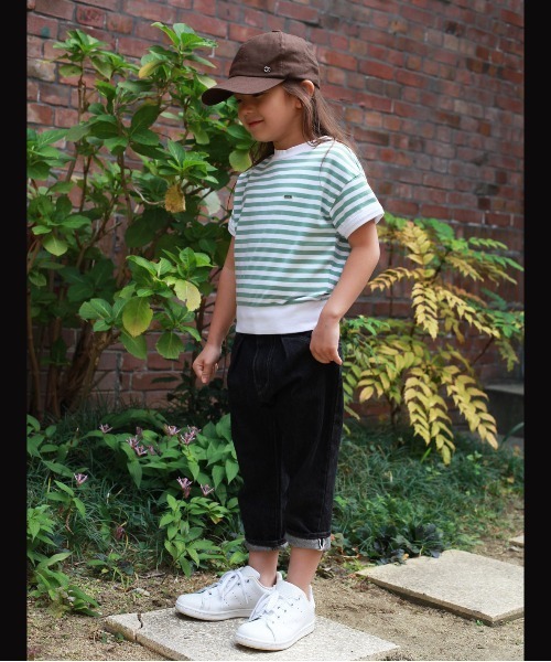 「FITH」 「KIDS」半袖カットソー 110 グリーン キッズ_画像2