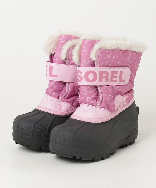～SOREL 子ども用スノーブーツ グレー/ピンク SOREL 子供用ブーツ｜キッズ、ジュニアシューズ｜子ども服、シューズ