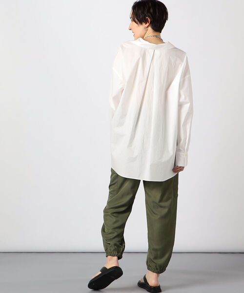 「NOLLEY'S」 カーゴパンツ 38 ホワイト レディース_画像9