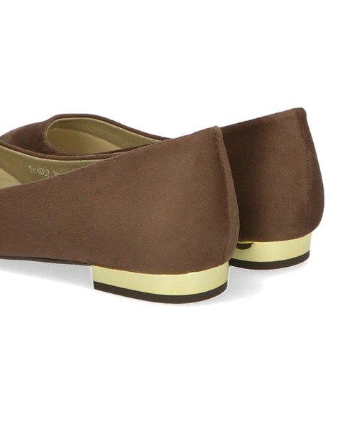 「ORiental TRaffic」 フラットパンプス 41 グレー レディース_画像4