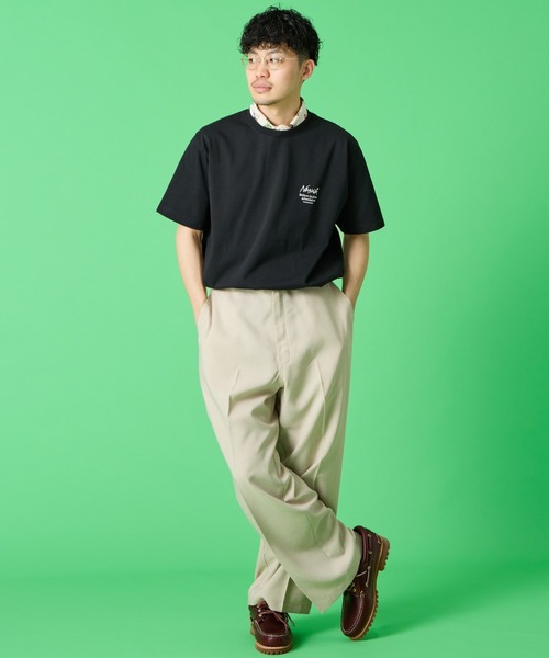 tシャツ 「NANGA/ナンガ」 別注 ヒストリーロゴ バックプリントTシャツ「追加」 レディース メンズの画像