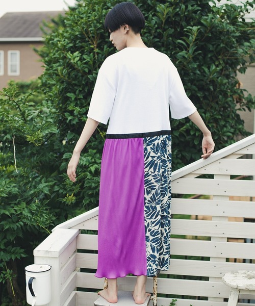 「haco!」 ドッキングワンピース 1 パープル レディース_画像4