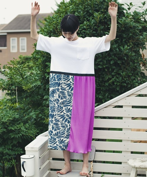 「haco!」 ドッキングワンピース 1 パープル レディース_画像7