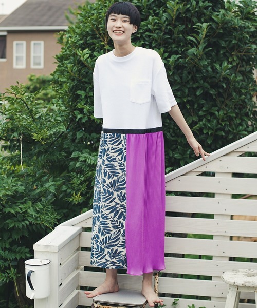 「haco!」 ドッキングワンピース 1 パープル レディース_画像8