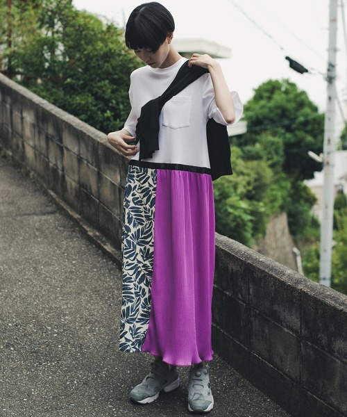 「haco!」 ドッキングワンピース 1 パープル レディース_画像9