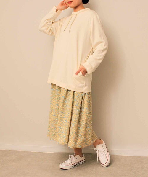 「MB mint breeze」 長袖ワンピース 3L ネイビー レディース_画像8