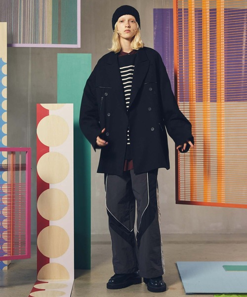 MAISON SPECIAL（メゾンスペシャル） 長袖Tシャツ 1 ブラック メンズ