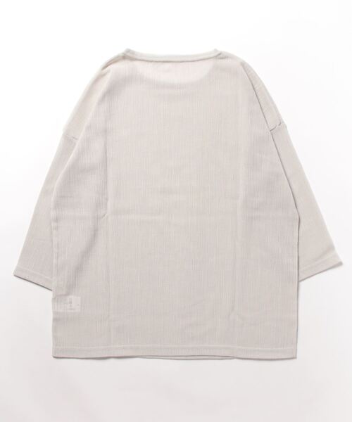 「FIL DE FER」 7分袖カットソー FREE ネイビー レディース_画像2