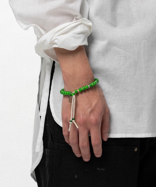 KAMIYA ブレスレット Glass Beads Bracelet メンズ : ZOZOTOWN Yahoo