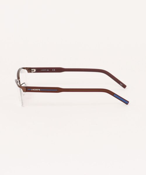 伊達メガネ メガネ 眼鏡 「LACOSTE/ラコステ」ハーフリム メガネ L2508A 210 メンズ レディース_2