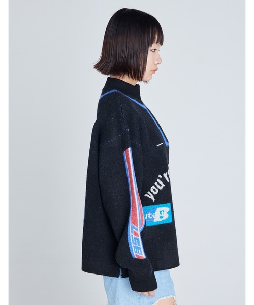 「Little sunny bite」 長袖ニット SMALL ブラック レディース_画像3