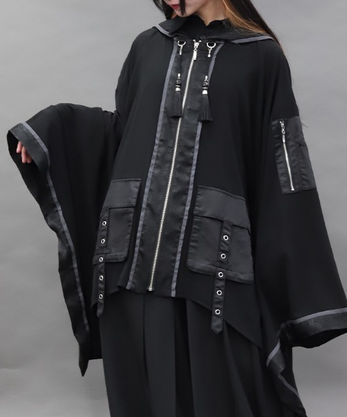ジャケット・アウター rezi REZEN（リゼン） コート ジャケット ミリタリーポケット羽織 メンズ