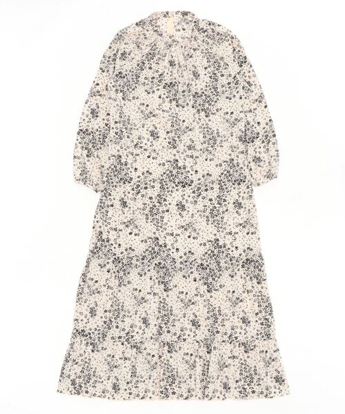 「Q」 長袖ワンピース MEDIUM ブラック系その他 レディース_画像2