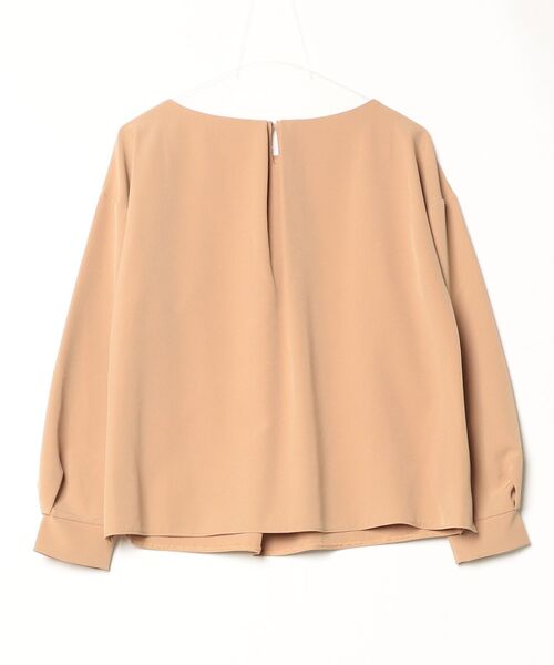 「PLST」 長袖ブラウス M ベージュ レディース_画像2
