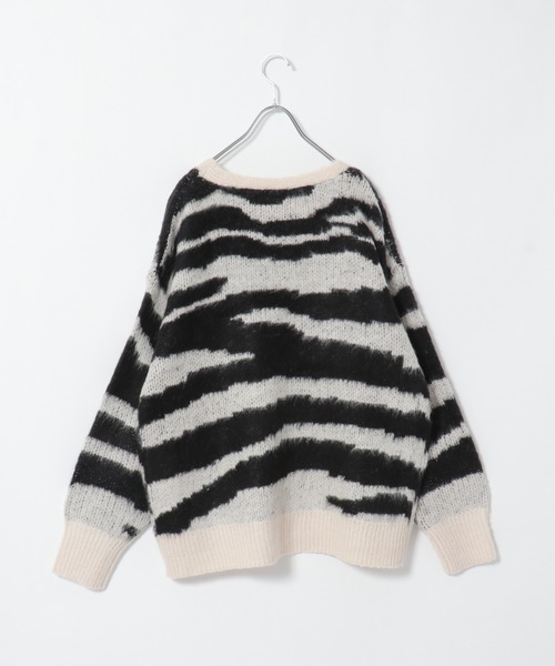 「notch.」 ニットカーディガン M ブラック レディースの画像3