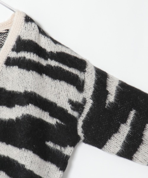 「notch.」 ニットカーディガン M ブラック レディースの画像5