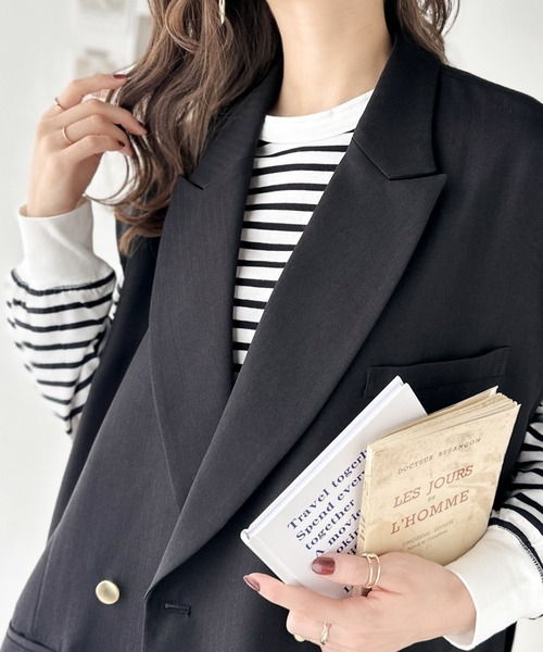 「classicalelf」 ベスト X-LARGE グレイッシュベージュ レディース_画像5