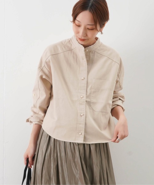 blanc basque（ブランバスク） 長袖ブラウス 38 アイボリー レディース 
