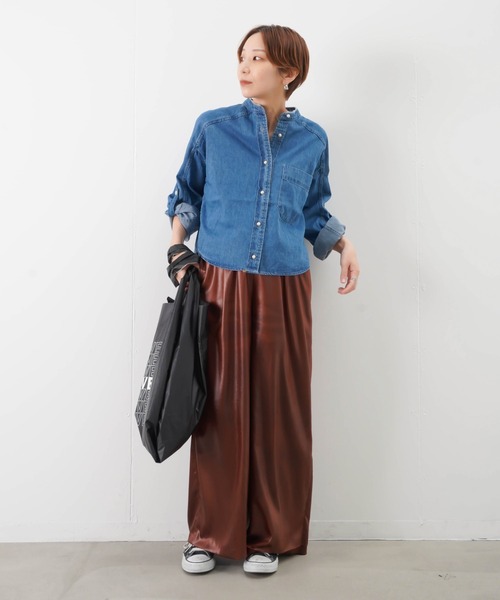 「blanc basque」 長袖ブラウス 38 アイボリー レディース_画像2