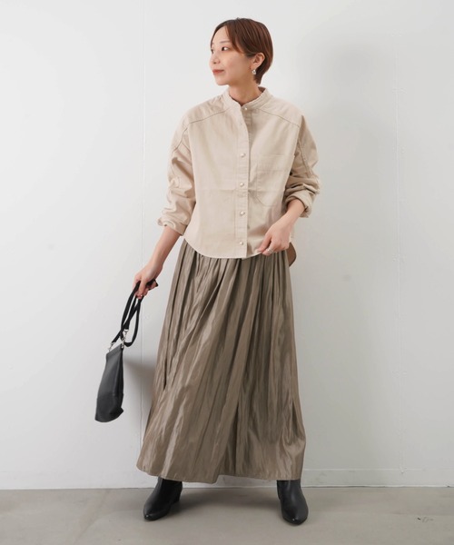 「blanc basque」 長袖ブラウス 38 アイボリー レディース_画像6