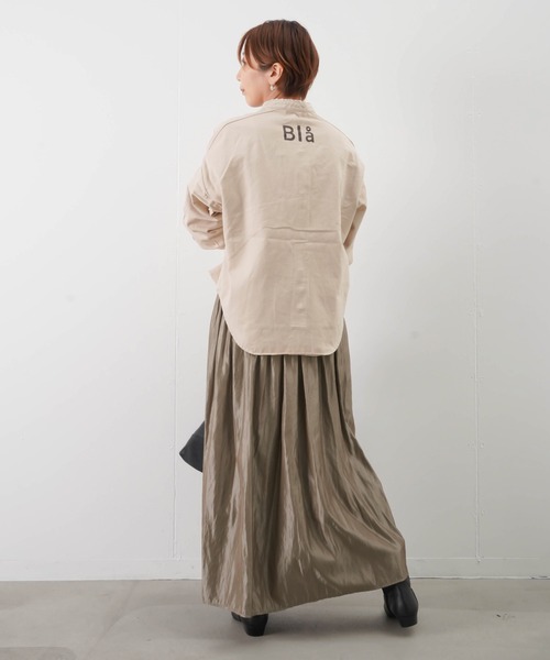 「blanc basque」 長袖ブラウス 38 アイボリー レディース_画像8