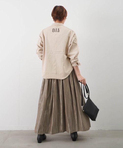 「blanc basque」 長袖ブラウス 38 アイボリー レディース_画像9