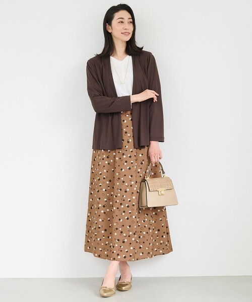 「自由区」 長袖カットソー 44 グレー レディース_画像3