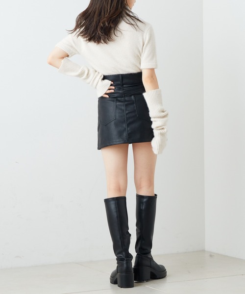 「Chico」 ミニスカート LARGE ブラック レディース_画像2