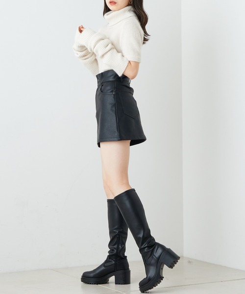 「Chico」 ミニスカート LARGE ブラック レディース_画像3