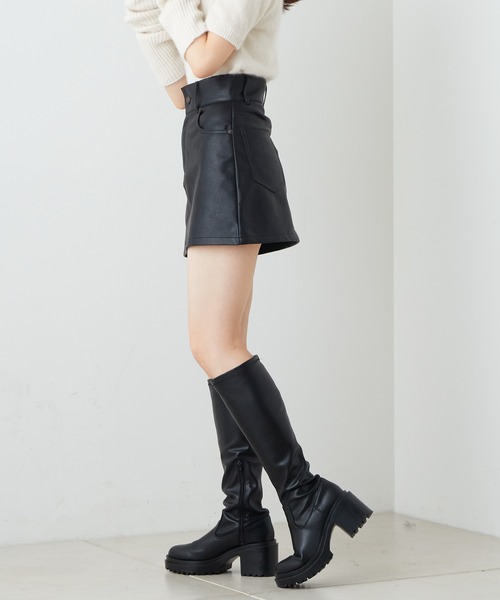 「Chico」 ミニスカート LARGE ブラック レディース_画像4