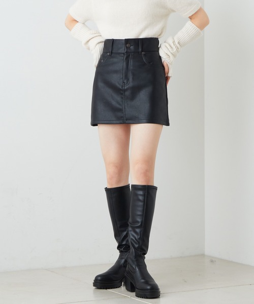「Chico」 ミニスカート LARGE ブラック レディース_画像6
