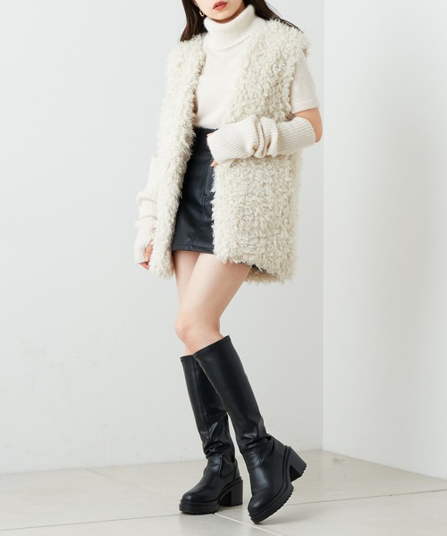 「Chico」 ミニスカート LARGE ブラック レディース_画像8