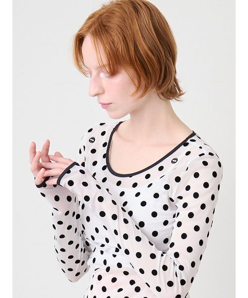 SORIN（ソリン） tシャツ Flocky Dot Long Sleeves Top/フロッキー 
