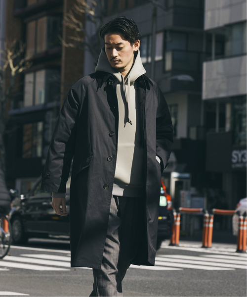 「JOURNAL STANDARD relume」 ステンカラーコート MEDIUM ブラック メンズの画像