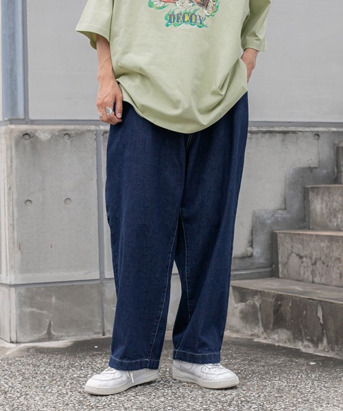 「Perushu」 デニムパンツ MEDIUM ライトブルー メンズ_画像7