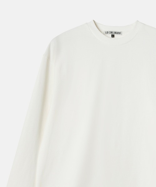 「LE CIEL BLEU」 長袖ワンピース 36 チャコールグレー レディースの画像
