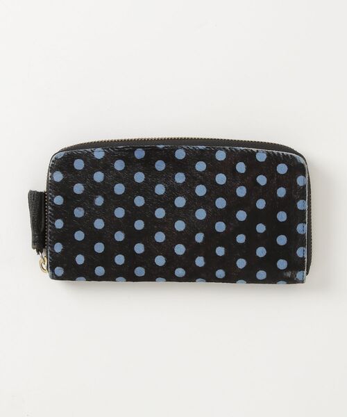 perche（ペルケ） ドット柄財布 - ブルー レディース : ZOZOTOWN Yahoo