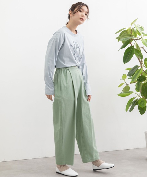 「POU DOU DOU」 パンツ 3 ダークグレー レディース_画像8