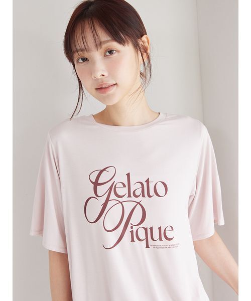 【新品未使用】GELATO PIQUE ルームウェア LとMサイズ クリーム色 gelato pique（ジェラートピケ） パジャマ ルームウェア 「母の日